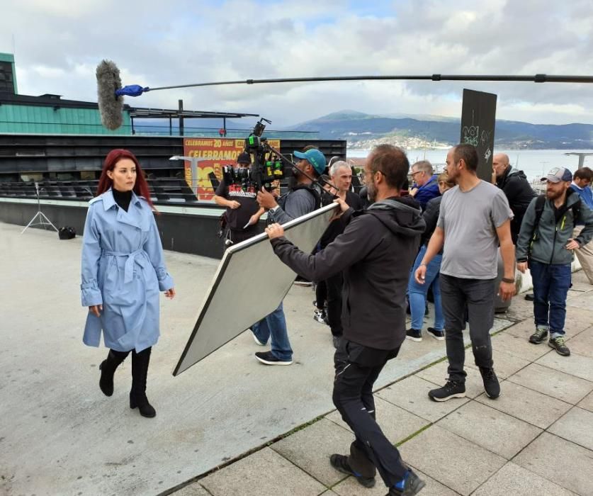 Telemundo rueda en Vigo 50 escenas para la serie Enemigo Íntimo, emitida por Netflix