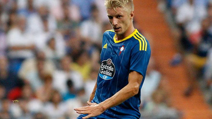 Daniel Wass, en el choque contra el Madrid. // LOF