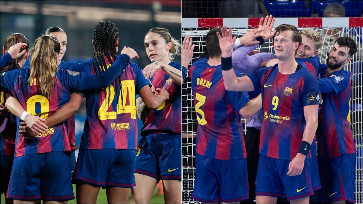 El el fútbol femenino y el balonmano, a punto de revalidar el título liguero