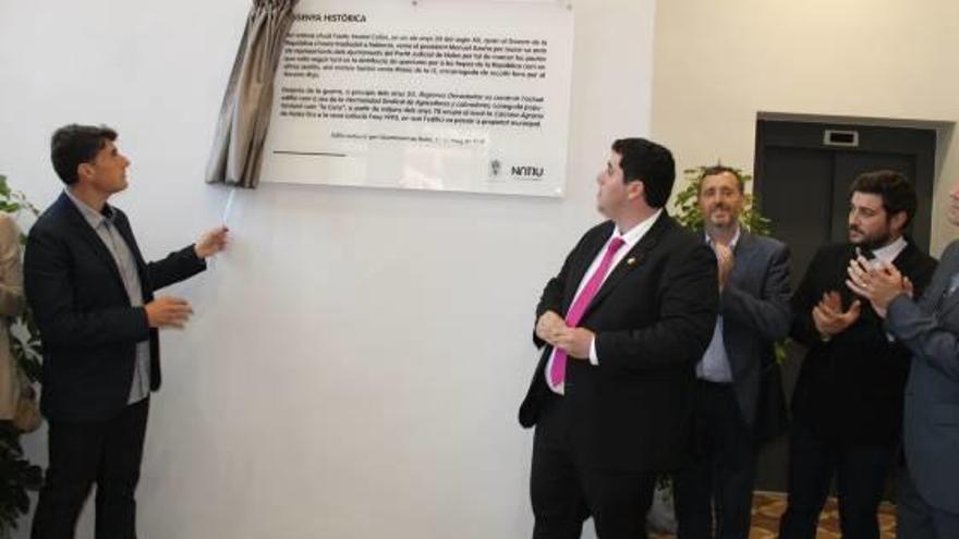 Acto de inauguración de la Cámara Agraria.