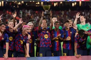 Las mejores imágenes de la "Festa del Gamper" al Spotify Camp Nou