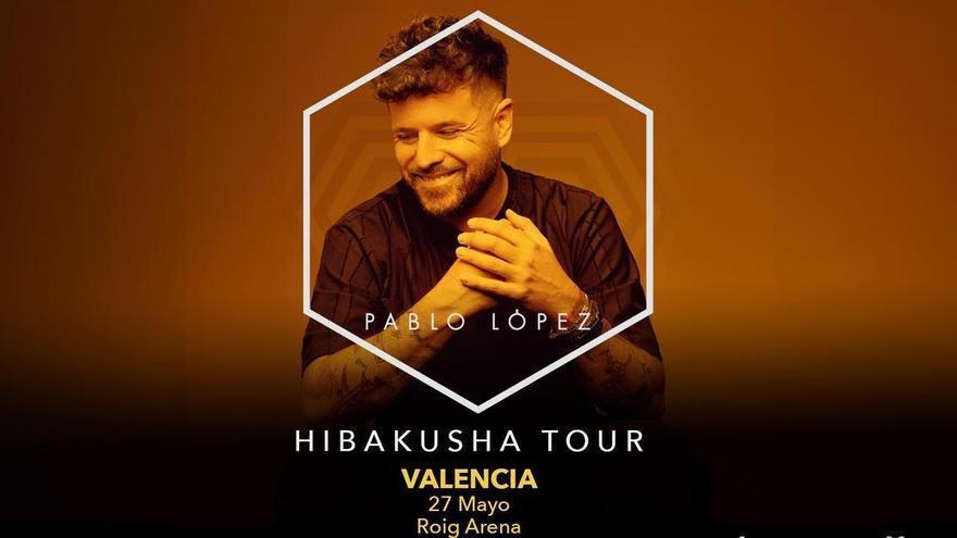 Pablo López apuesta por el Roig Arena para una de sus grandes citas en su 'Hibakusha Tour'