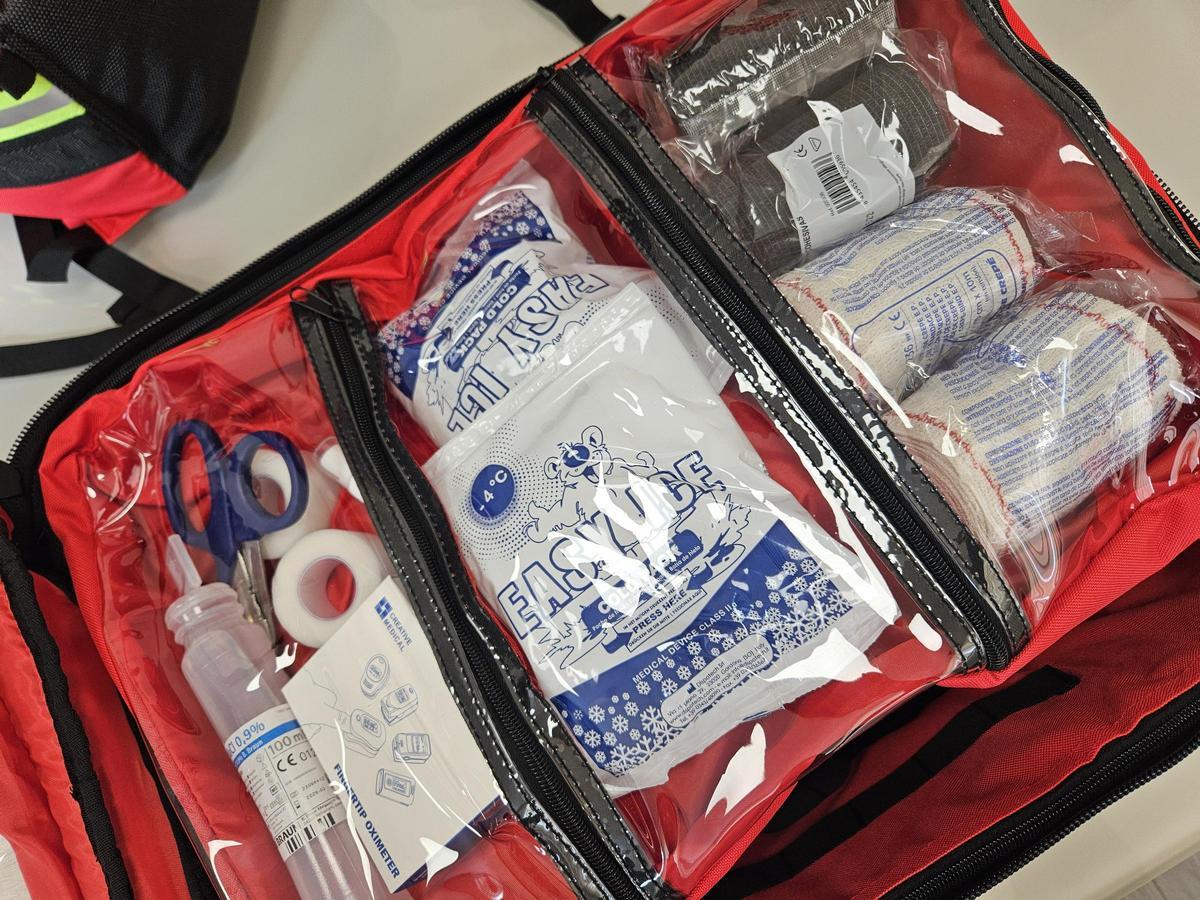Los botiquines contienen todo el material sanitario necesario para los primeros auxilios
