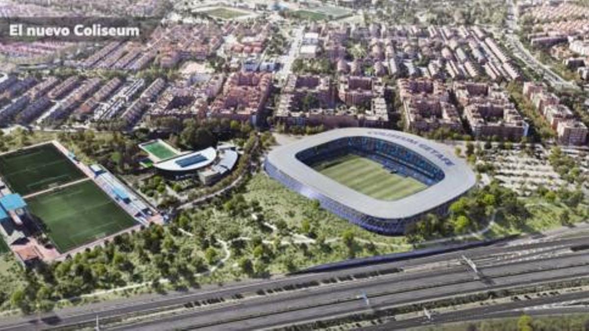 El Getafe se suma a las obras... ¡Y presenta el Nuevo Coliseum!