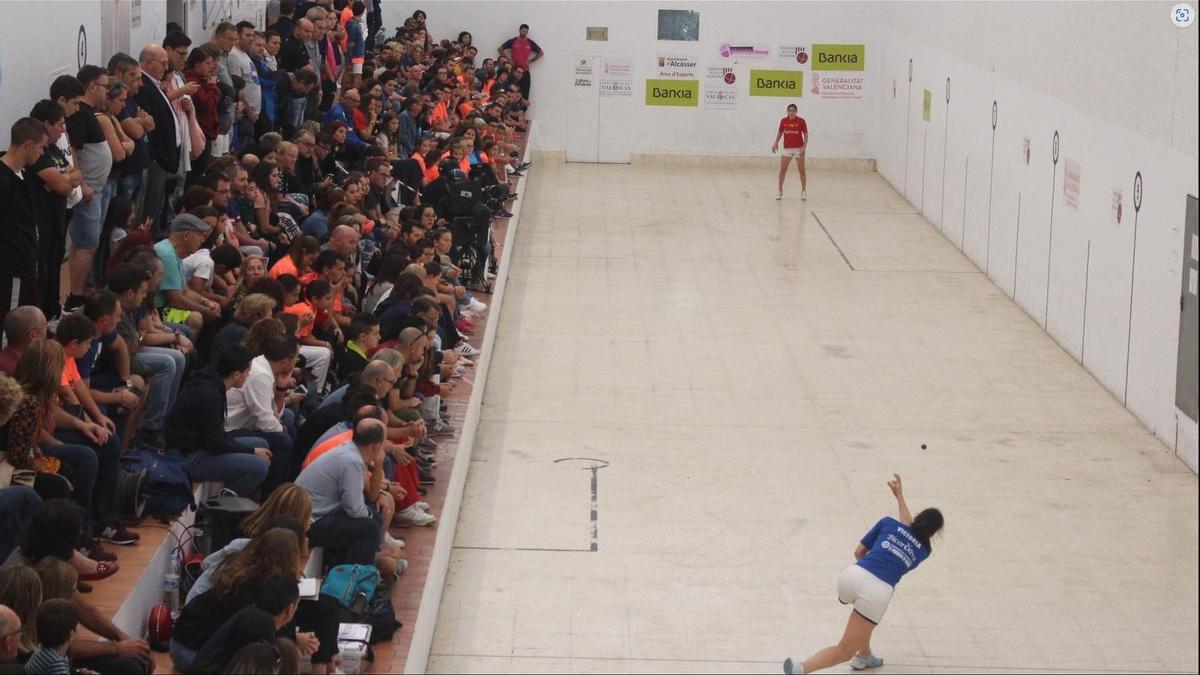 Partida de pilota femenina