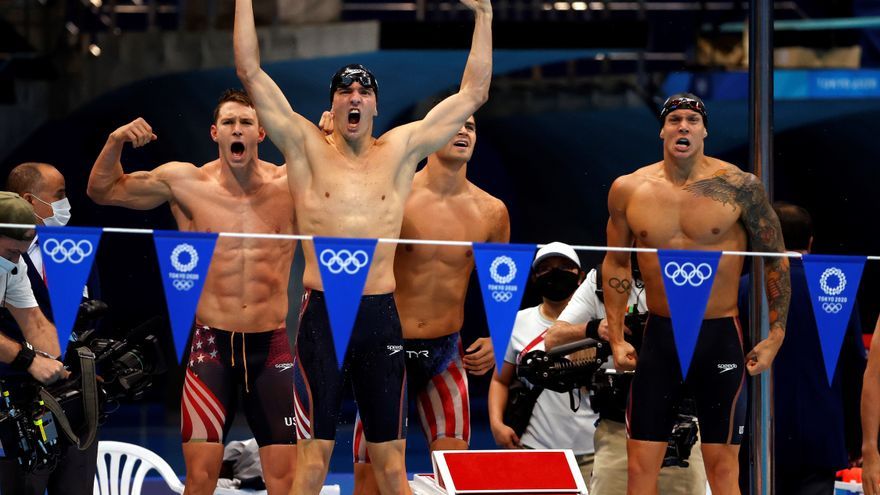 Dressel adorna su quinto oro con un récord mundial