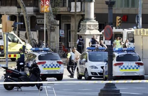 Atentado terrorista en las Ramblas