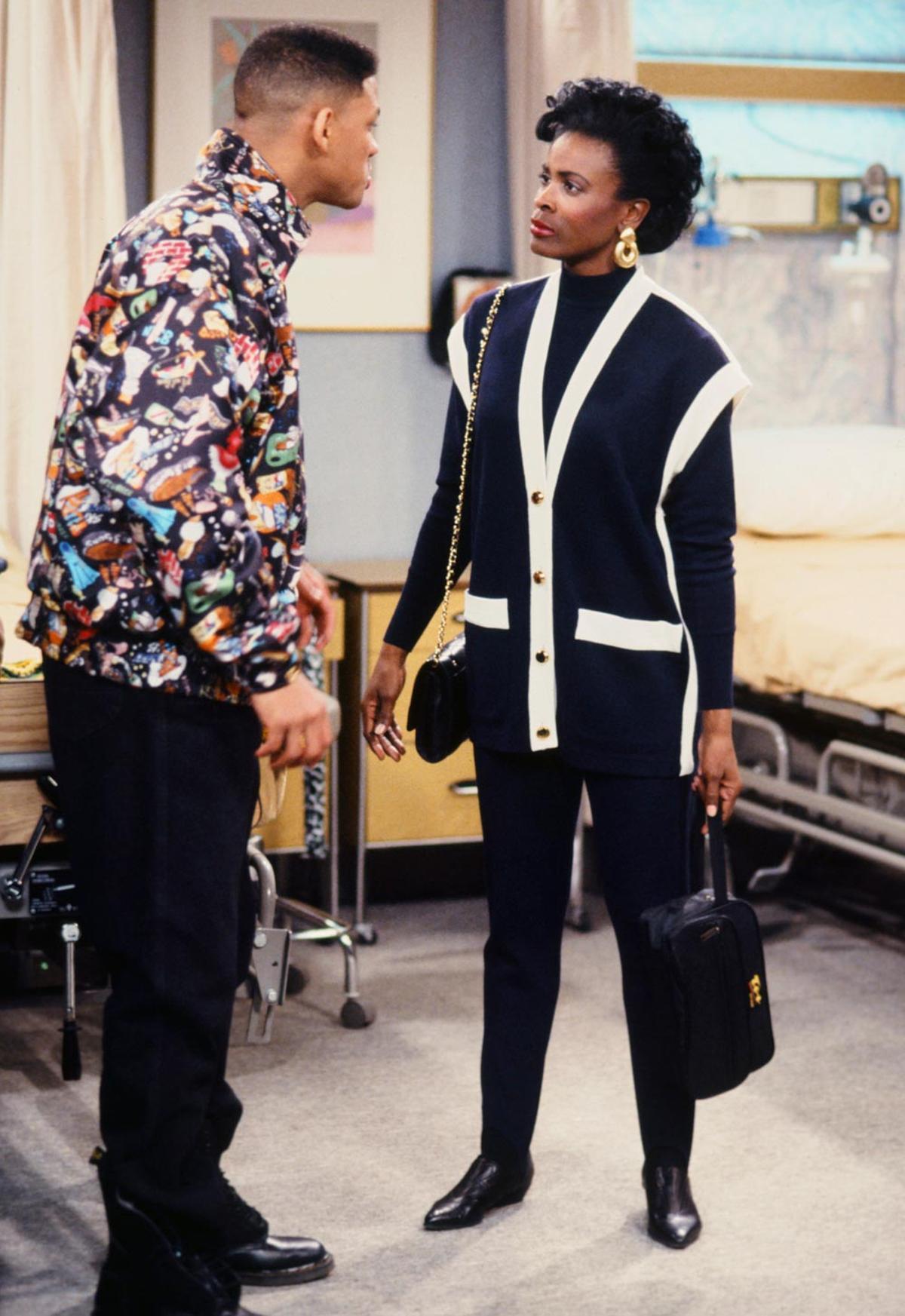 Will Smith y Janet Hubert en 'El Príncipe de Bel Air'
