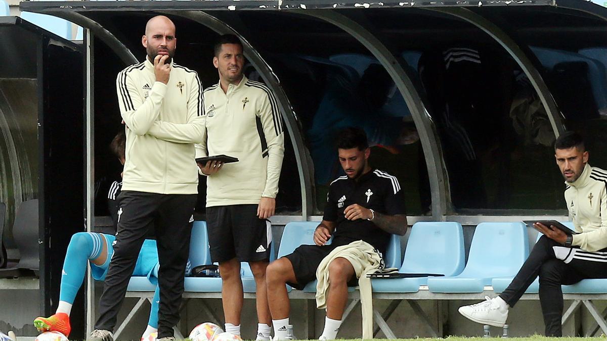 El entrenador del Celta B, Claudio Giráldez