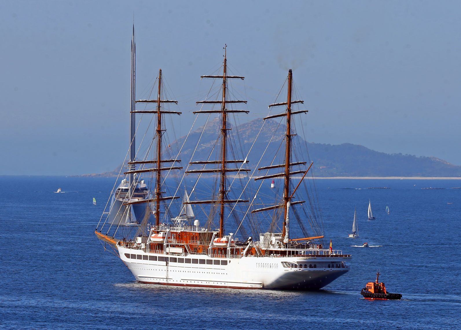 El “Sea Cloud Spirit” inicia su primera singladura