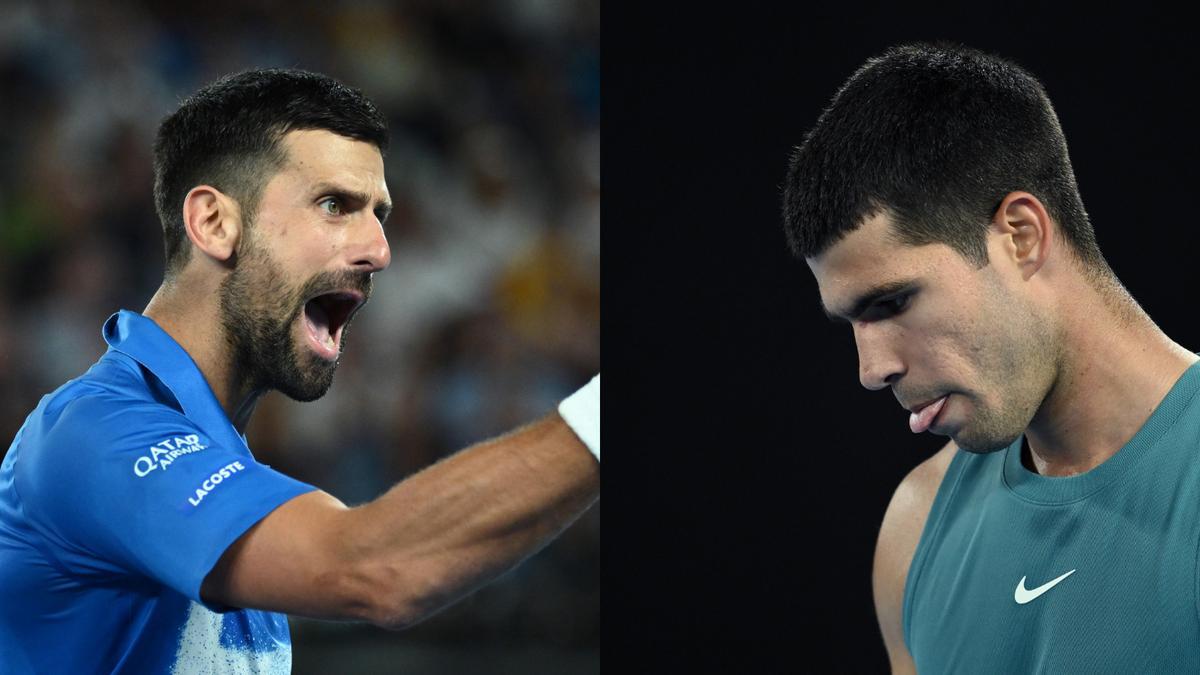 Novak Djokovic y Carlos Alcaraz