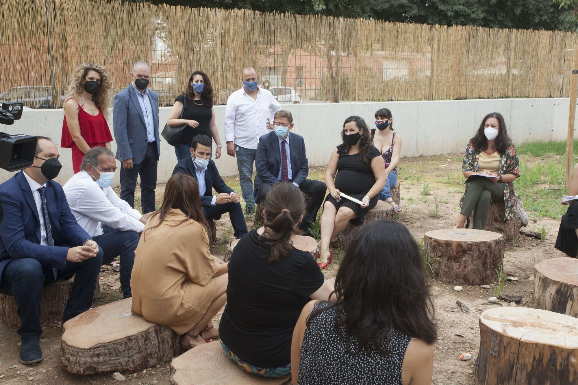 Ximo Puig y Vicent Marzà visitan el CEIP El Rajolar de Aldaia