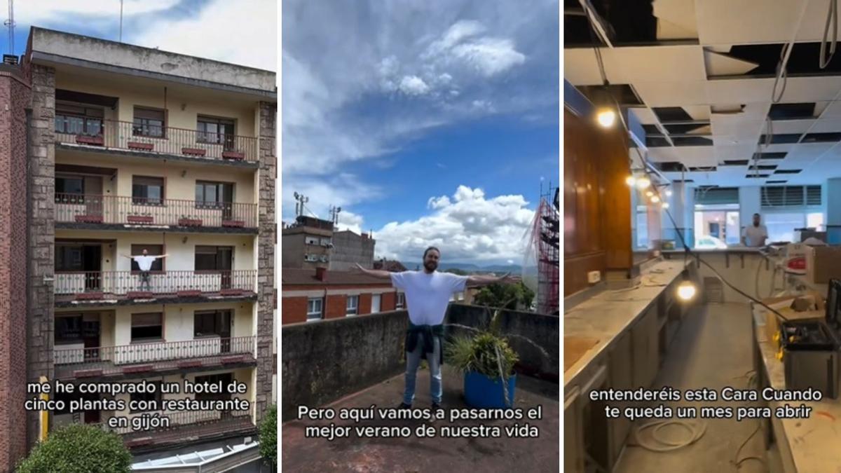 El edificio de La Calzada que está siendo reformado