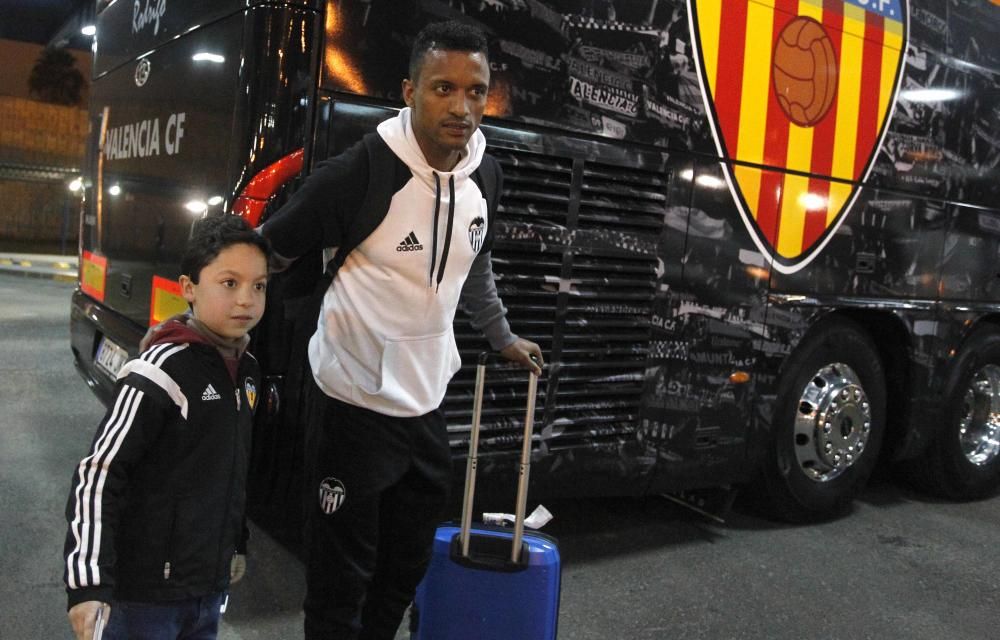 El Valencia ya está en Sevilla para el partido contra el Betis