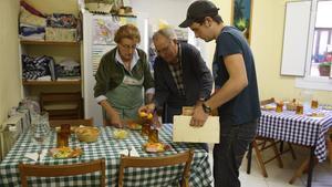 Voluntarios en un comedor social.