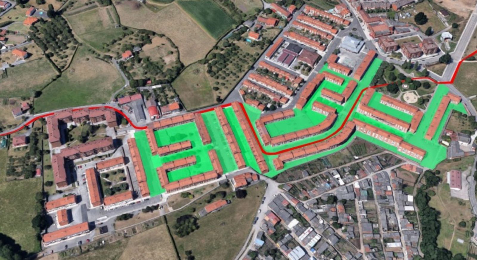 Plan de renaturalización e interconexión de sendas verdes en La Camocha. | Mauro Castro