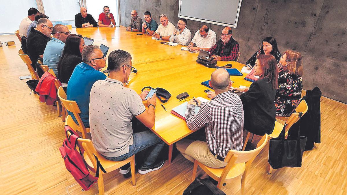 Un momento de la reunión celebrada ayer en Tenerife Espacio de las Artes (TEA).