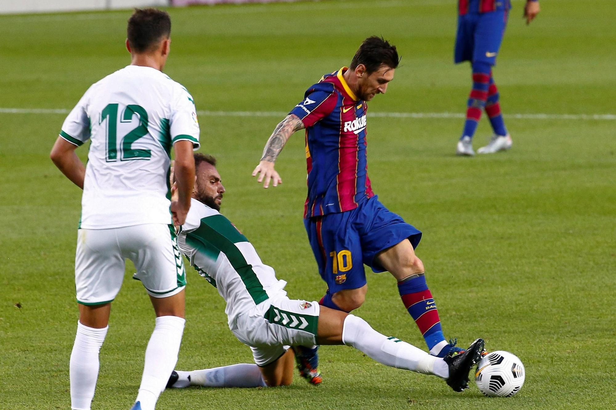 El Elche planta cara a Messi