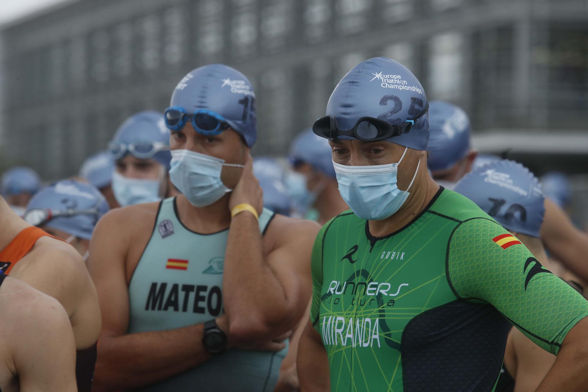 Europe Triathlon Championships Valencia 2021.  Supersprint Open masculino y femenino