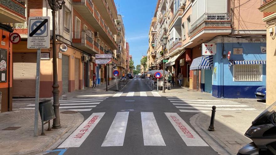 La calle Sant Josep de Calassanç.