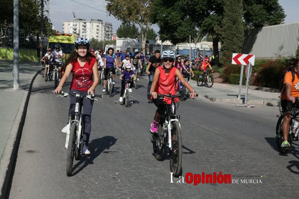 Ciclopaseo para clausular en Lorca los JDG