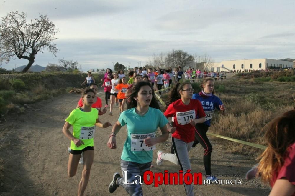 Final regional de campo a través infantil