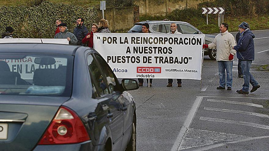 Alcoa anima a los 34 de Montrasa a cambiar el objetivo de sus protestas