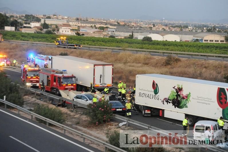 Grave accidente en Sangonera la Seca