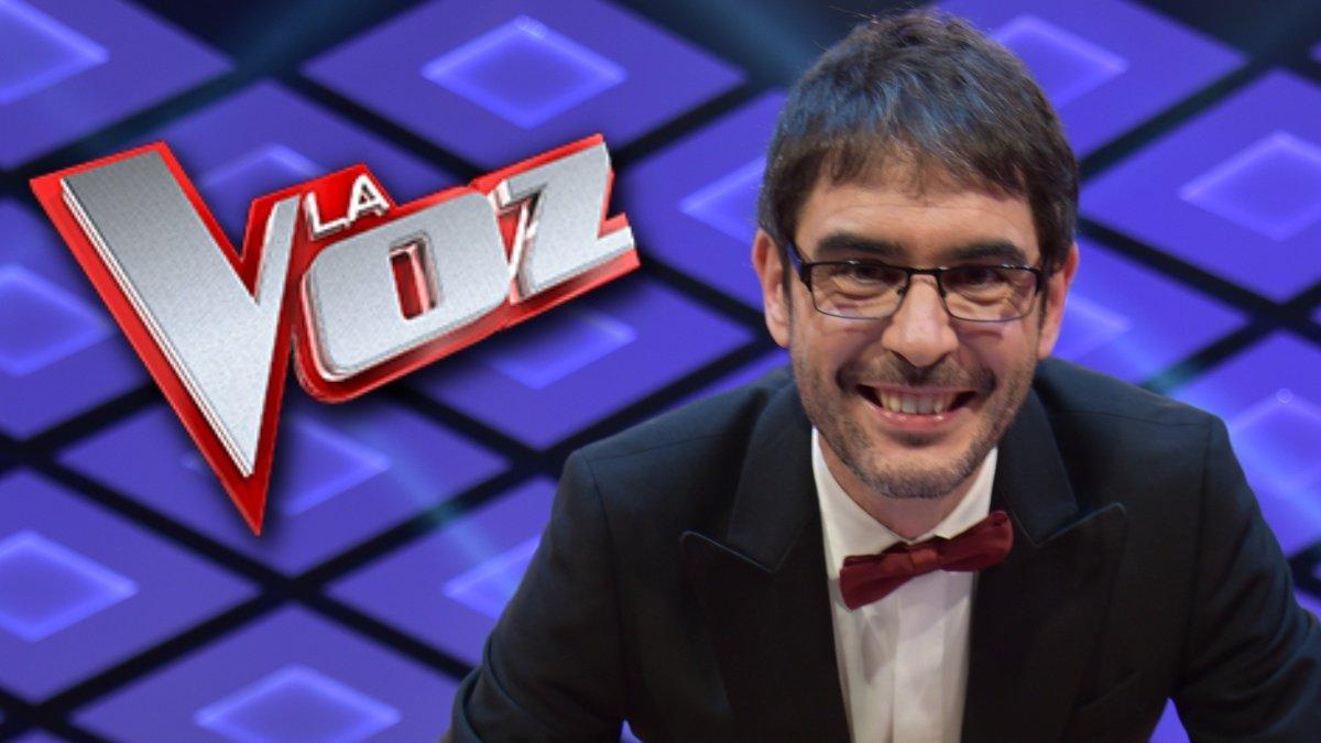 Juanra Bonet, co-presentador de los directos de 'La voz' en Antena 3