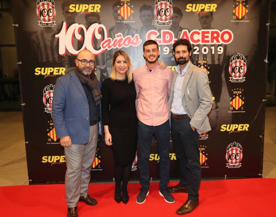 Superdeporte, en el acto del centenario del Acero