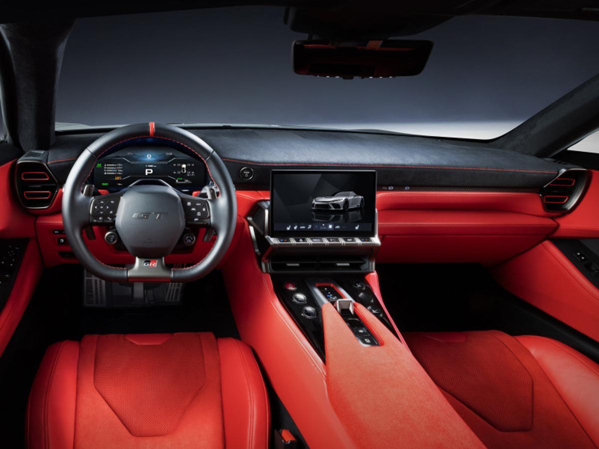 The interior of the GR GT