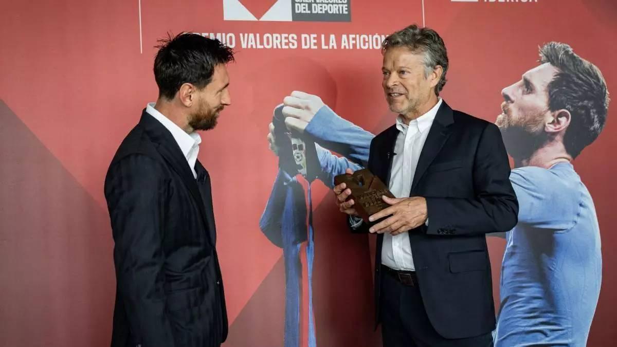 Leo Messi, premiat a la Gala Valors