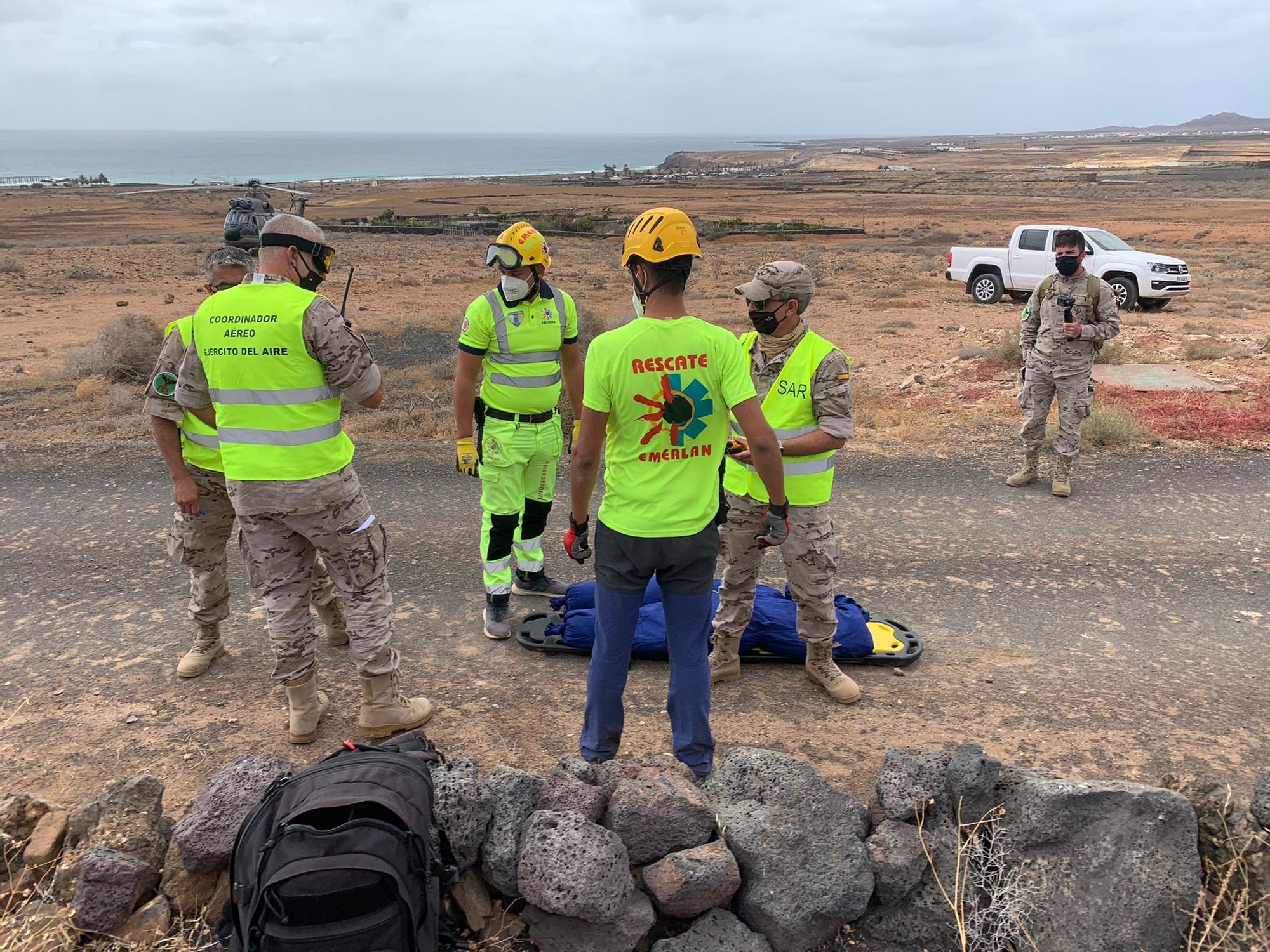 Simulacro CANASAR2021 en Lanzarote