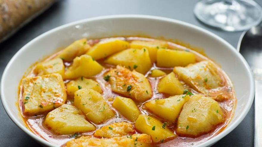 Patatas con bacalao