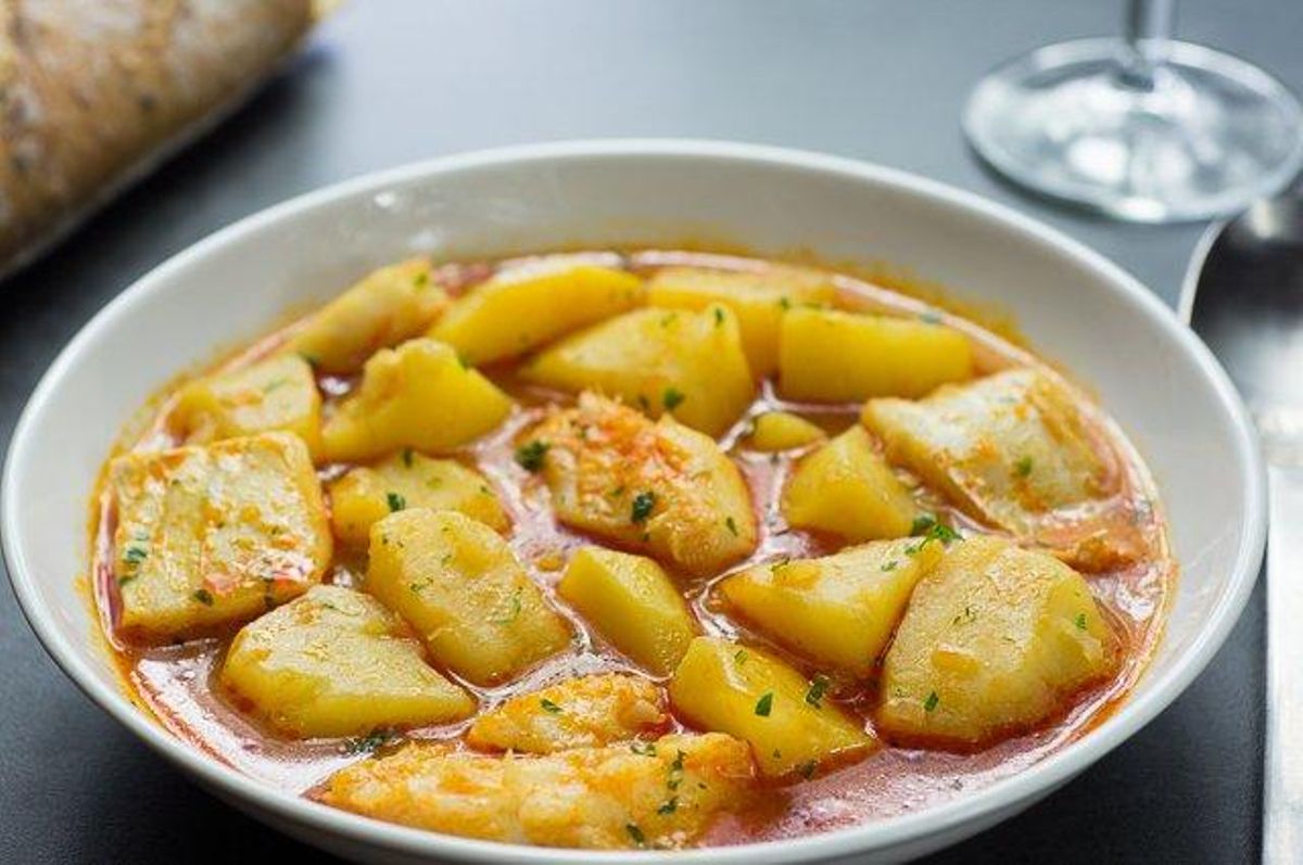 Patatas con bacalao
