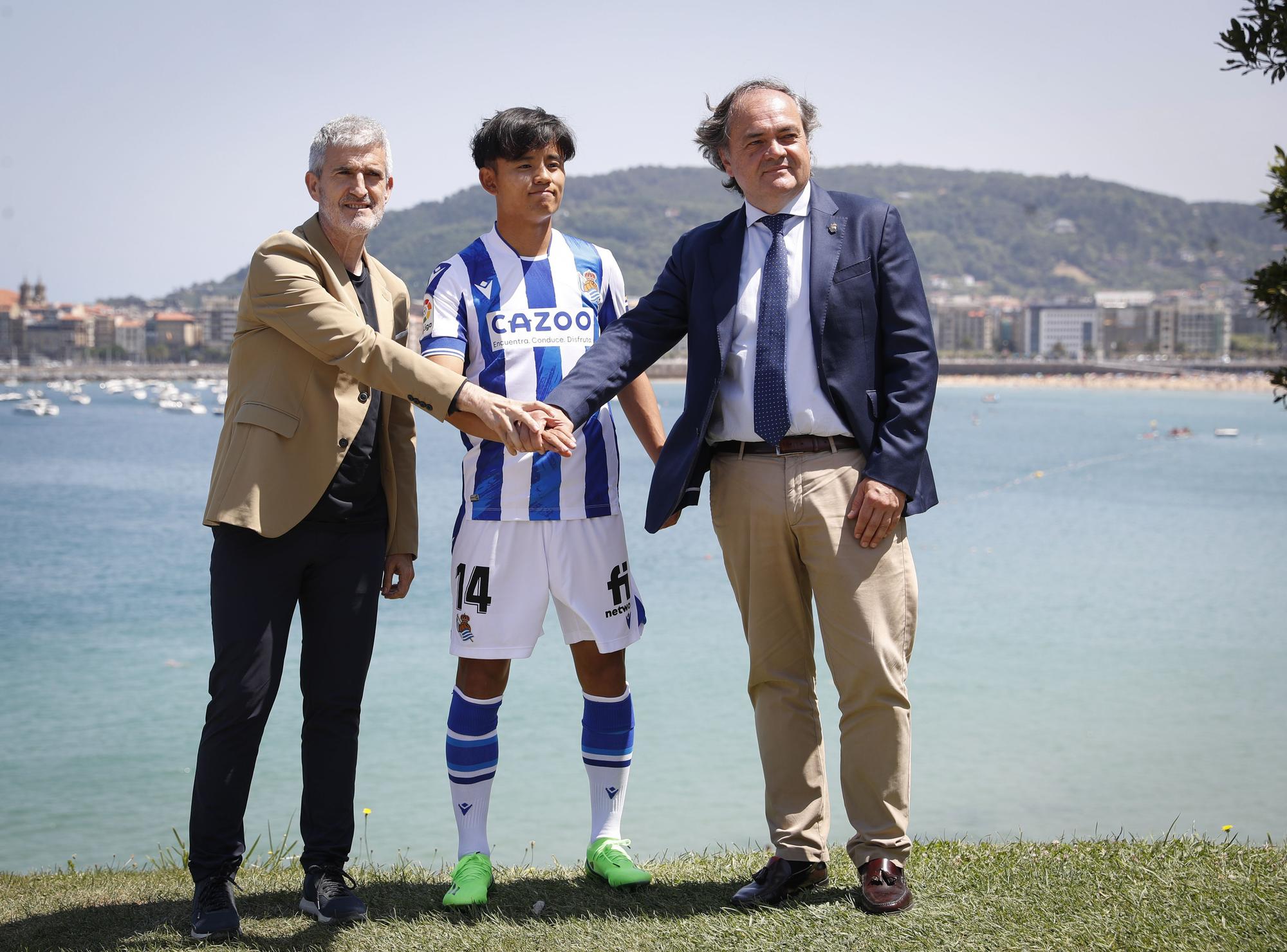 Presentación de Take Kubo como nuevo jugador de la Real Sociedad