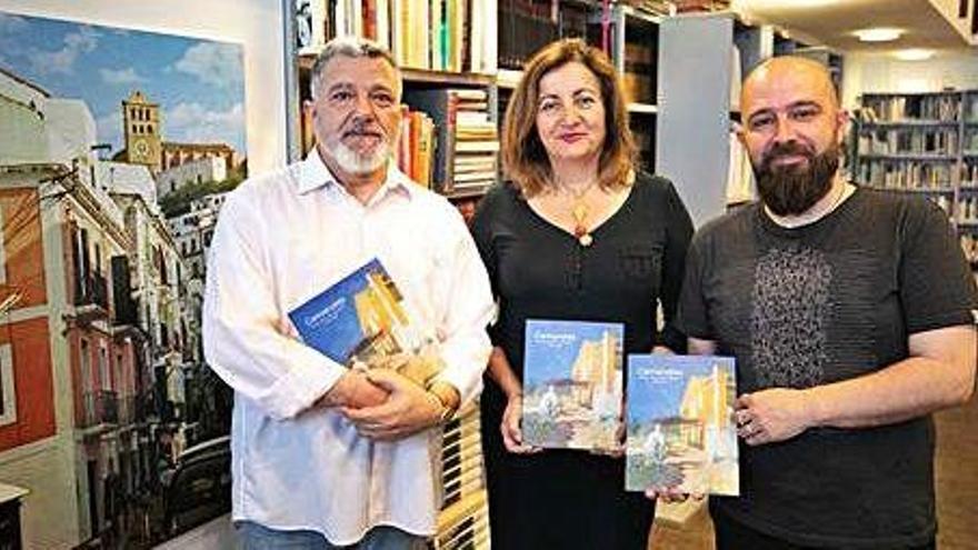 Andreu Carles López Seguí, Fanny Tur y Pep Tur, ayer.