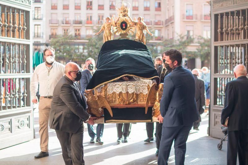 El Cristo de la Cama podrá venerarse en el Pilar este Sábado Santo