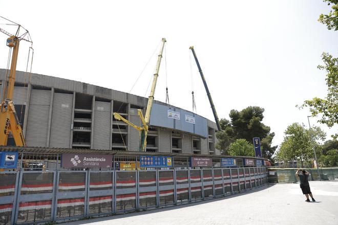 ¡Tremendo! El marcador del Camp Nou ya es historia