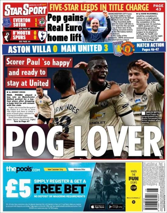 Portada STAR SPORT viernes 10 julio 2020