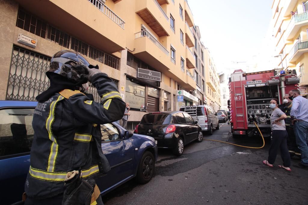 Incendio de una vivienda en Santa Cruz de Tenerife