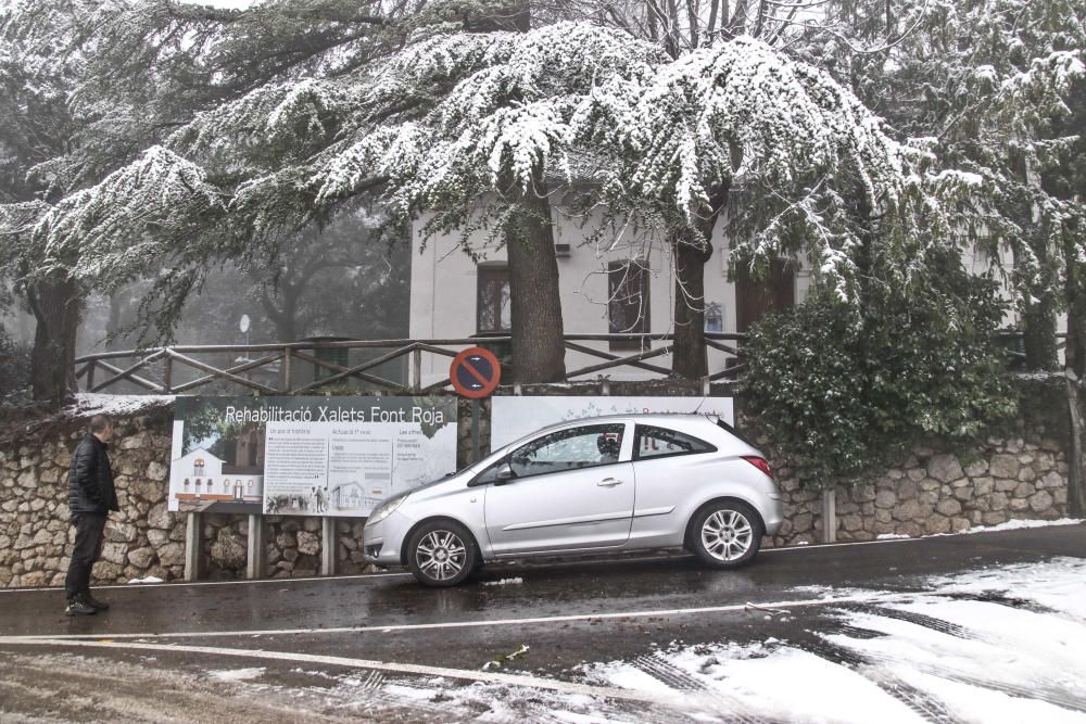 Nueva nevada en l'Alcoià y El Comtat