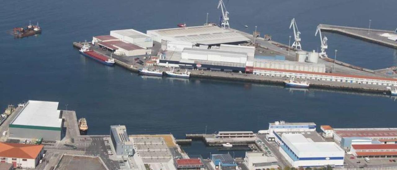 Vista parcial del puerto de Marín. // Santos Álvarez