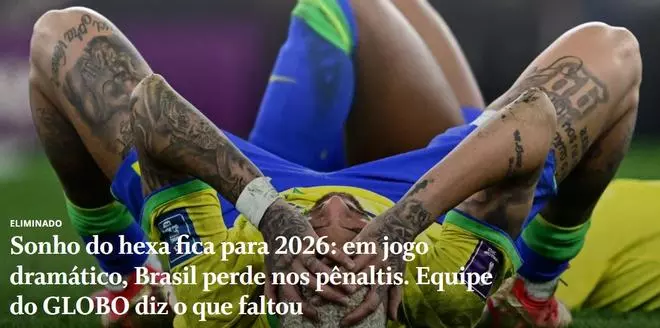 Así reaccionan los diarios brasileños a la eliminación de la 'Canarinha'