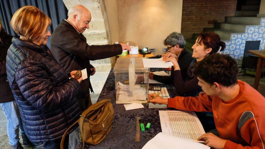 Els habitants de la localitat van poder votar durant tota la jornada d&#039;ahir