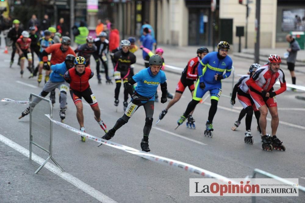 Murcia Maratón. Salida patinadores