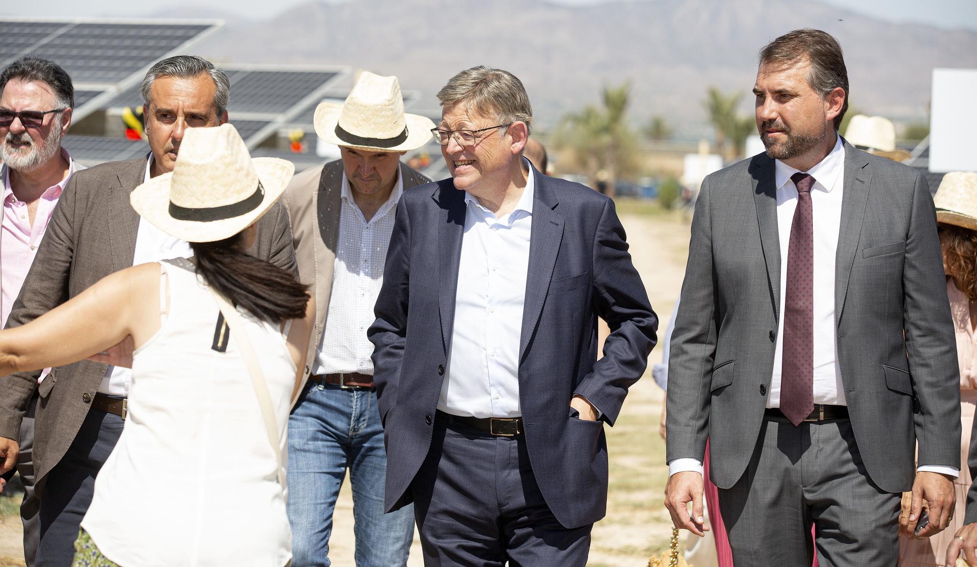 La primera planta solar de la cooperativa eléctrica de Catral ve la luz después de tres años