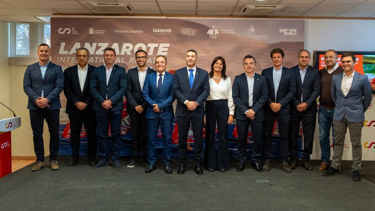Presentación de la competición Lanzarote International Regatta en Consejo Superior de Deportes en Madrid