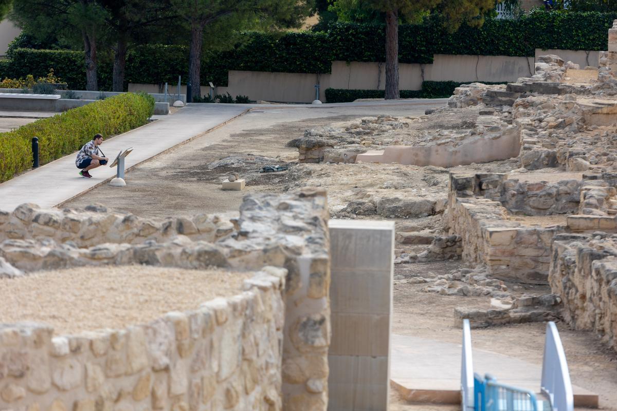 Los restos de la ciudad íbero-romana de Lucentum.