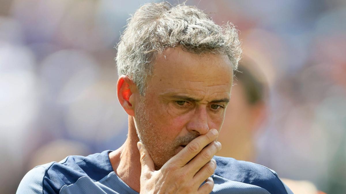 Luis Enrique, durante la final del Mundial de Clubes